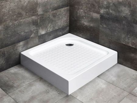 Акриловый поддон для душа Radaway Rodos C Compact 80x80x17 белый, артикул 4K88155-04