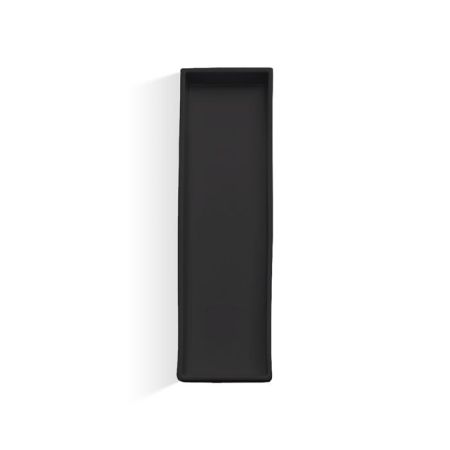 Лоток, Decor Walther, DW 619, ширина, мм-275, глубина, мм-80, высота, мм-25, материал-фарфор, цвет-черный, артикул 0804260