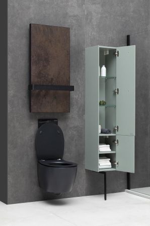 Чаша подвесного унитаза Allen Brau Fantasy 4.11004.31 черный матовый, артикул 4.11004.31