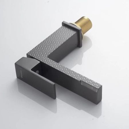 Cмеситель для раковины Knotlor KN-20/GMP, оружейная сталь